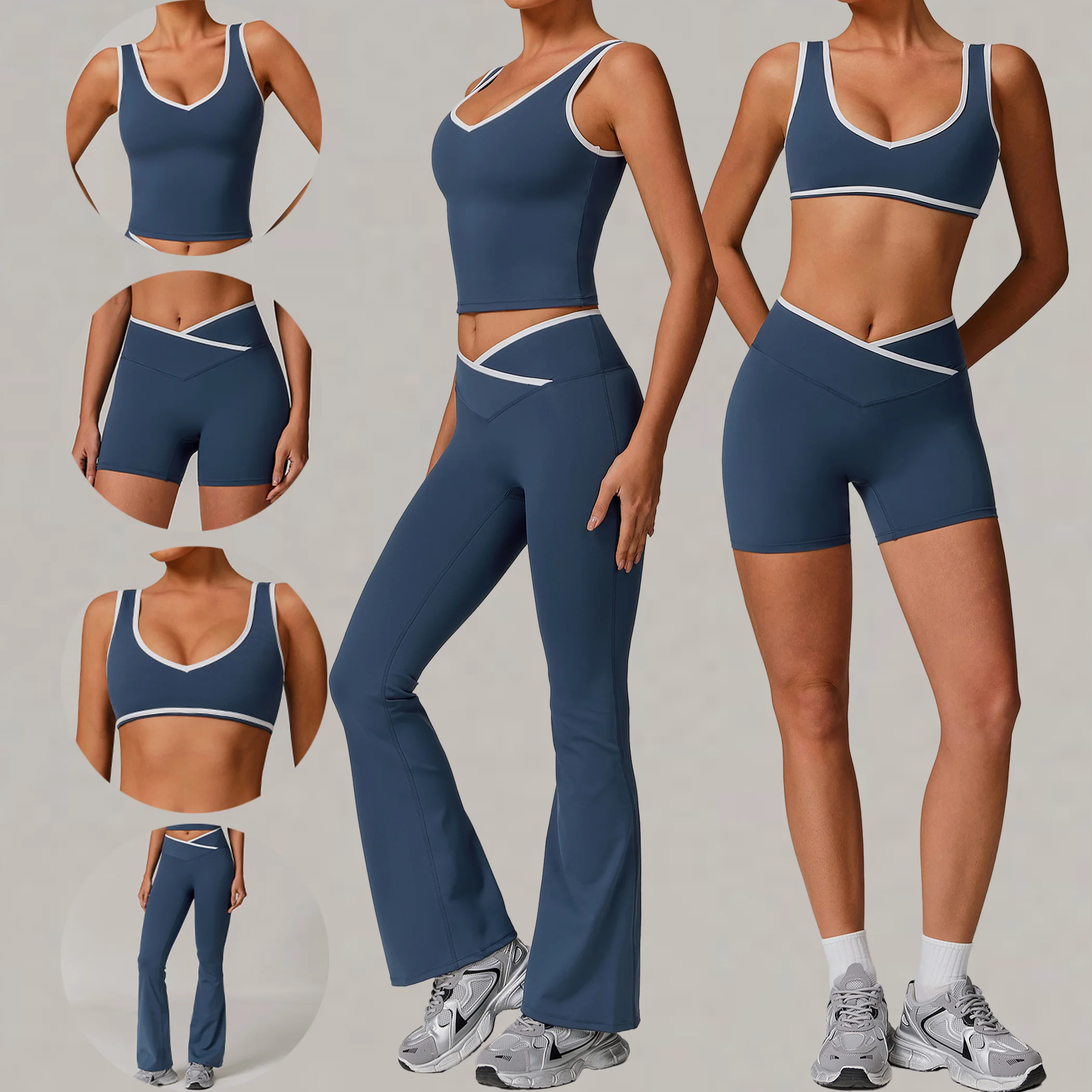 Sportswear Set High Waist Leggings & Sports Bra