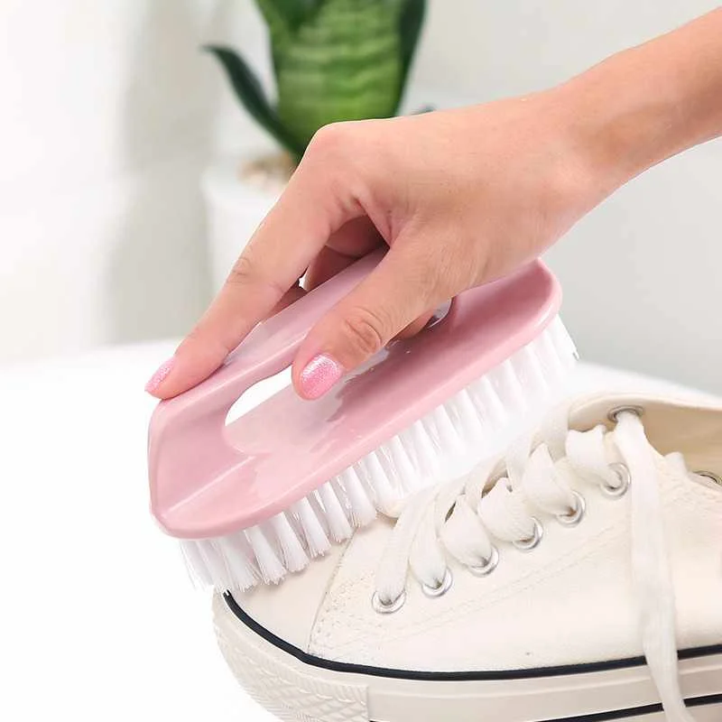 

Candy Color Durable Plastic Brush Laundry Brush Cleaning Tool Housework Hand-held Washing Clothes Cleaning Brush