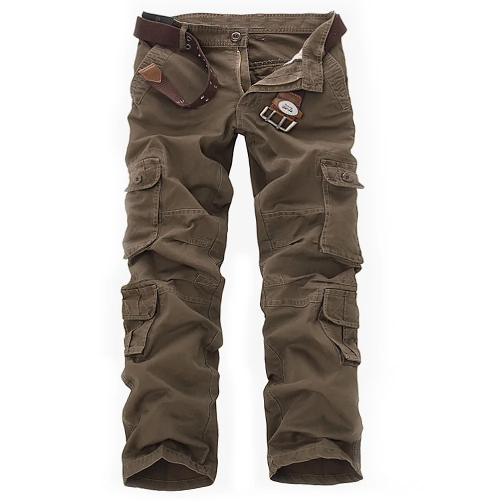 

Wholesale High Quality Cotton Casual Full Length Trousers Tactical Military Cargo Pants Men, Black,khaki,brown,green,camouflage