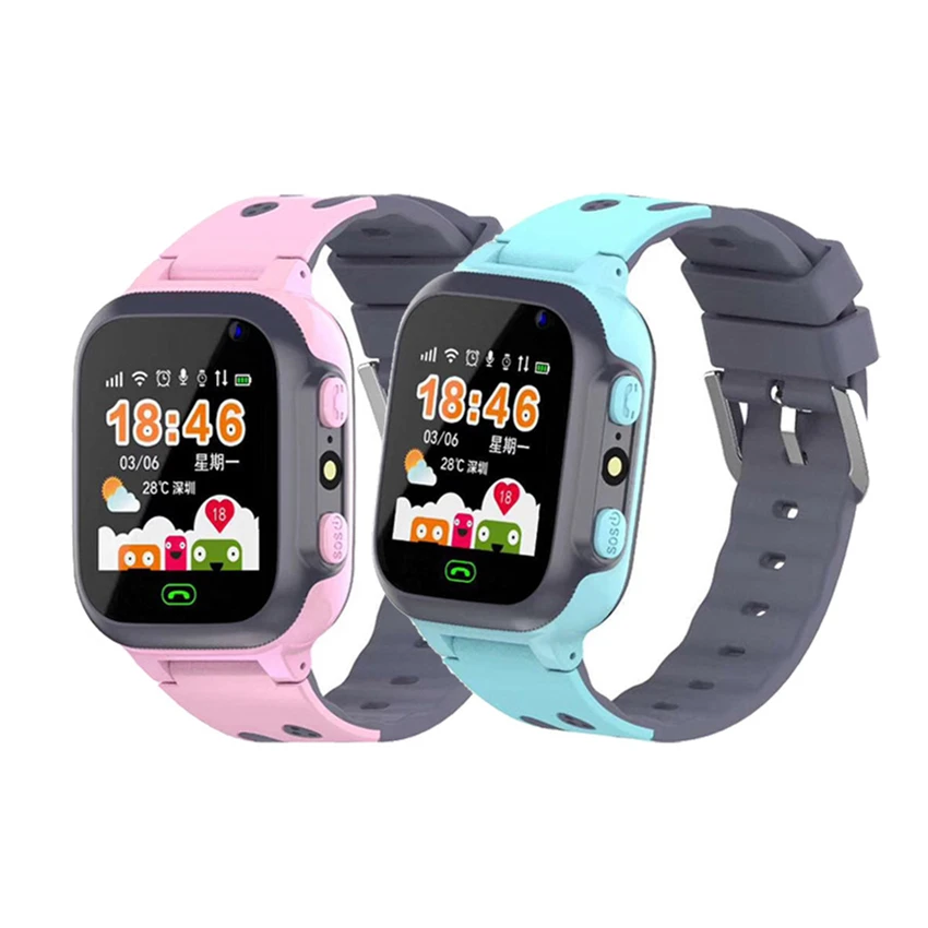 

Z1 Kids Smart Watch Cellphone Call Watch SOS Waterproof Smartwatch Clock SIM Card Location Tracker child watch boy girls, Blue and pink