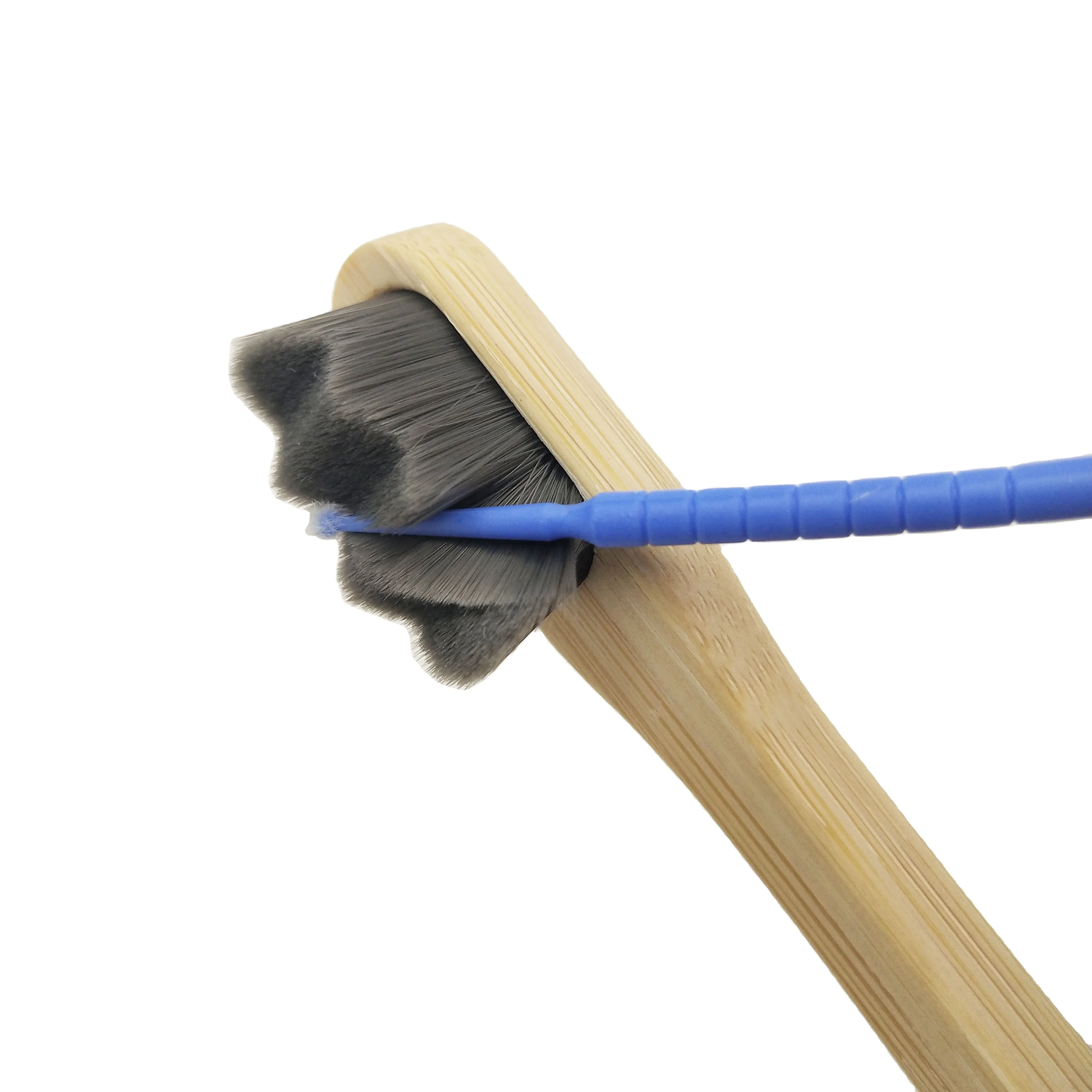 

Eco Wood Bamboo Toothbrush for Adult Biodegradable Super Soft Nano Toothbrush