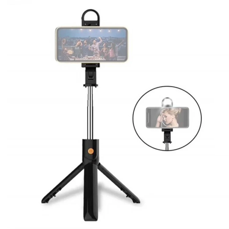 

Live Broadcast Desktop Remote Control Integrated Stand Tripod with Fill Light for Mobile Phone