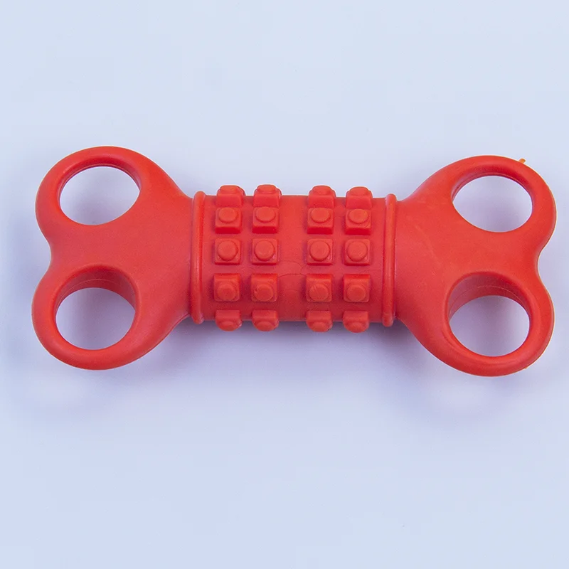 

New Fashion Molar Pet Toys Rubber Red Puzzle Chewable Dog Toys, As picture