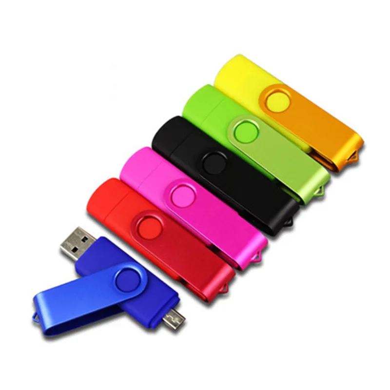 

OTG USB Flash Drive Smartphone Pendrive OTG 2.0 USB Flash Drive for for Micro USB Android OTG flash drive with logo printing, Multiple colors option