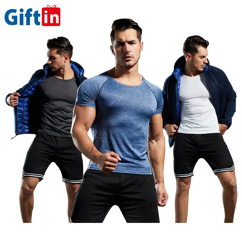 

Wholesale Cationic High Quality breathable Plain Blank Men Fitness Shirt Slim Fit T-shirts Gym T Shirt