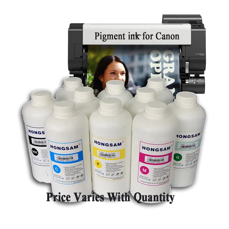 23 Years Factory Experience Water Based Refill Pigment Ink for Canon IPF5000 IPF8000 IPF9000 IPF5100