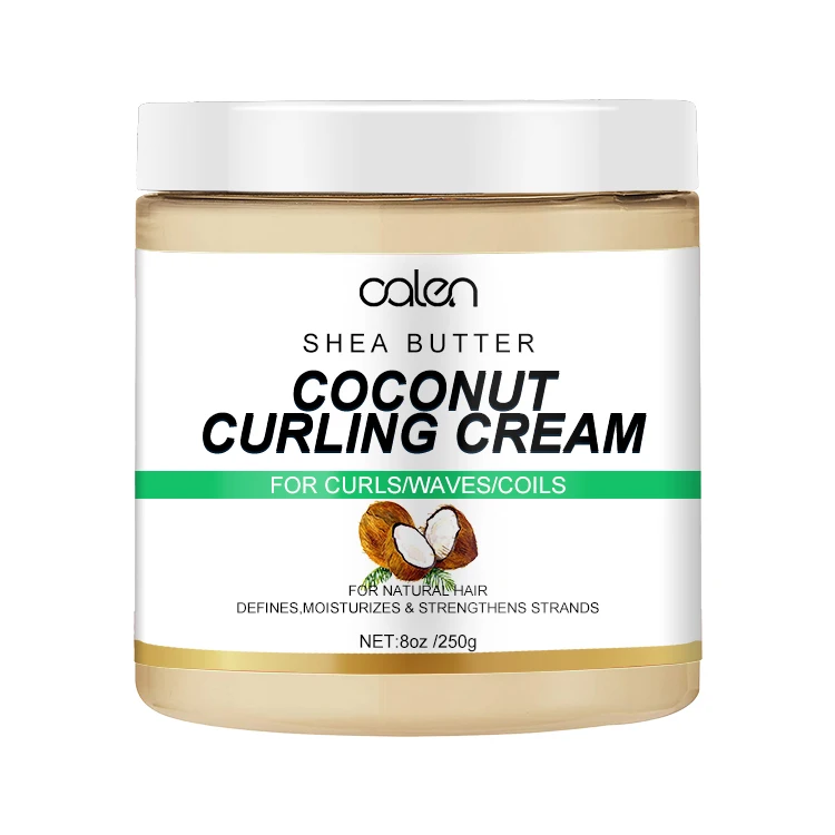

Natural Private Label Cosmetics Product Hair Curling Moisture Cream Defining Curly Hair Cream