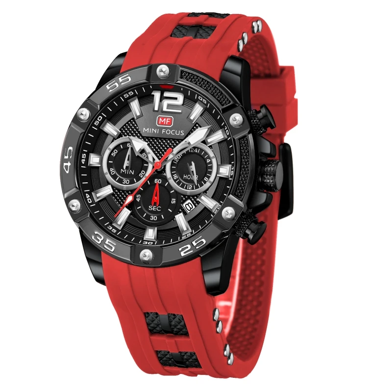 

Mini focus 0349 wholesale mens sport watch suppliers waterproof luxury quartz chronograph sports men wristwatches