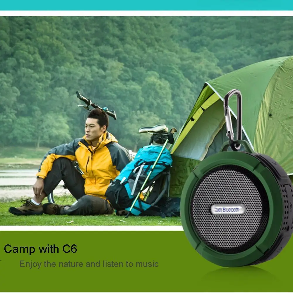 portable mini with fm radio waterproof wireless blue tooth speaker - ANKUX.COM