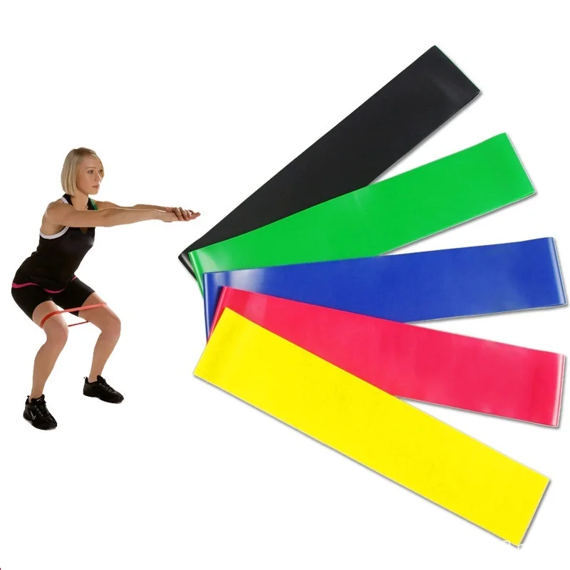 

Home gym 5pcs latex elastic hip circle resistance bands