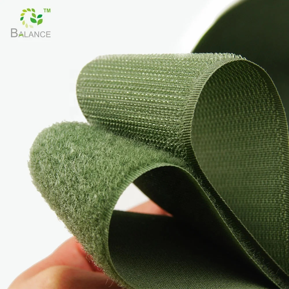 

High quality polyester nylon mix hook and loop roll, Black, white, custom color available