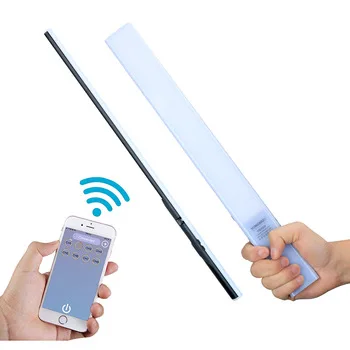 

Yongnuo YN360S Ultra-thin Ultra-light 3200k to 5500k Remote Phone Control Handheld Ice Stick LED Video Light Fill Light Stick