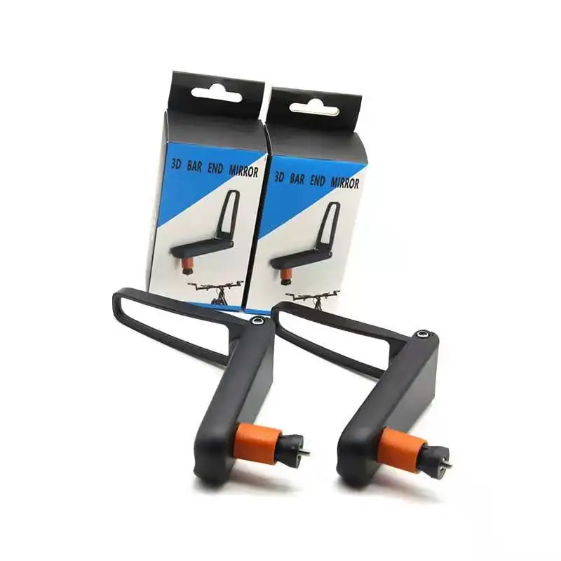 

New Coming Bicycle Rear View Mirror Bike Cycling Back Sight Reflector Adjustable Left Right Handlebar Mirror, Black