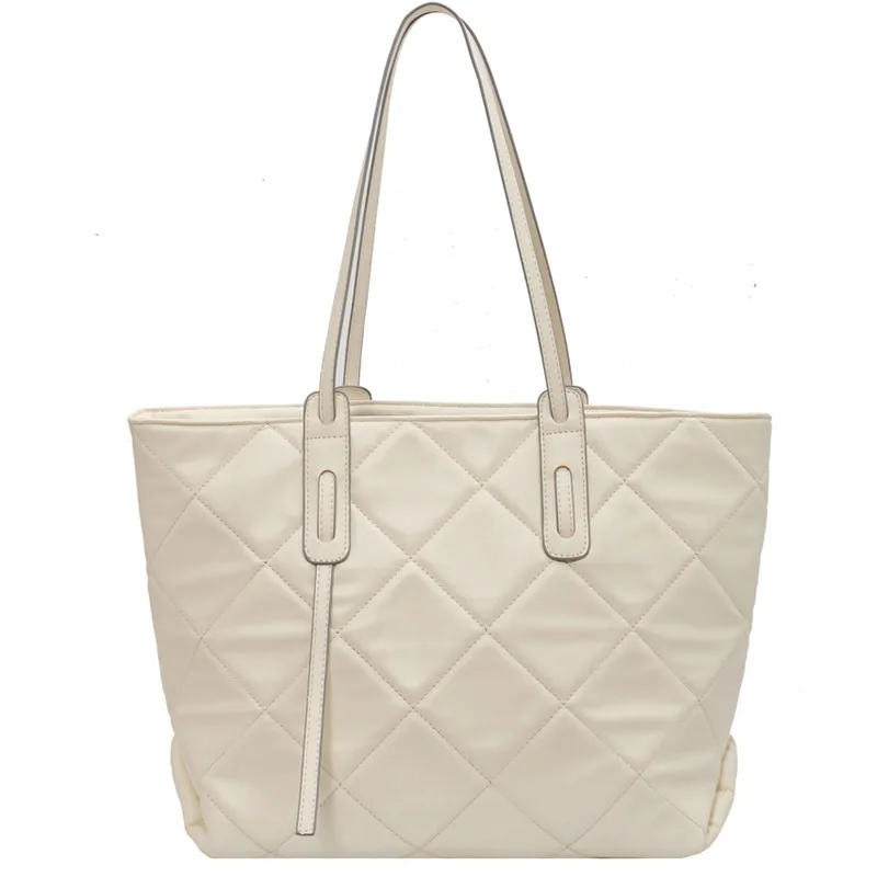 

Premium OEM Twinkle Leather Tote Plaid Shoulder Bag