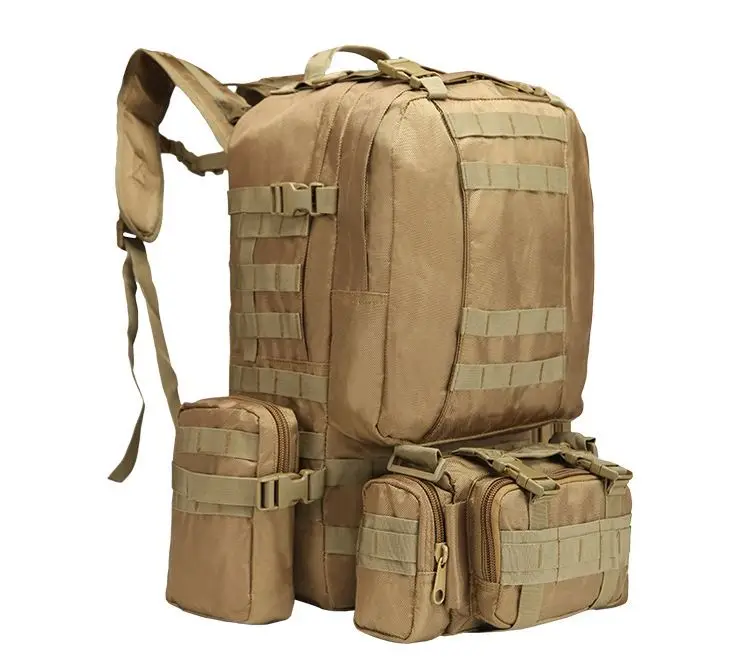 

Wholesale Hiking Camping Backpacks Set Unis Polyester Fabric Waterproof Tactical Military Travel Backpack, Camouflage show as picture