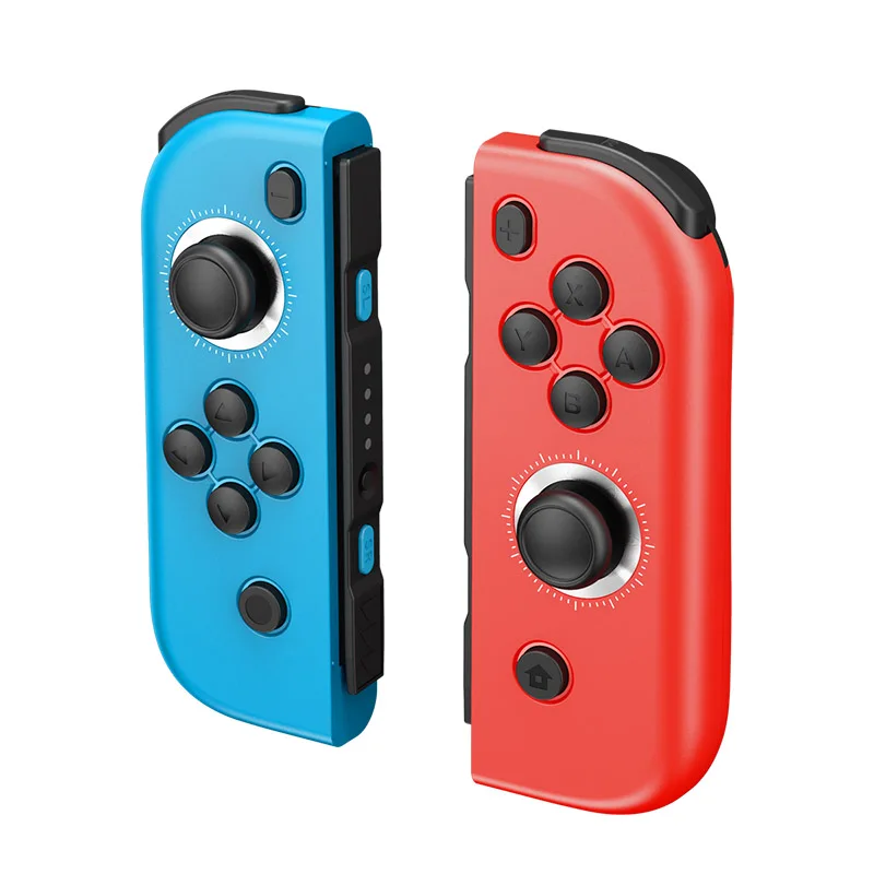 

Joy-Pad Controller Compatible with Switch Support Wake-up NFC Function Wireless Controller Gyroscope axis, Red/blue