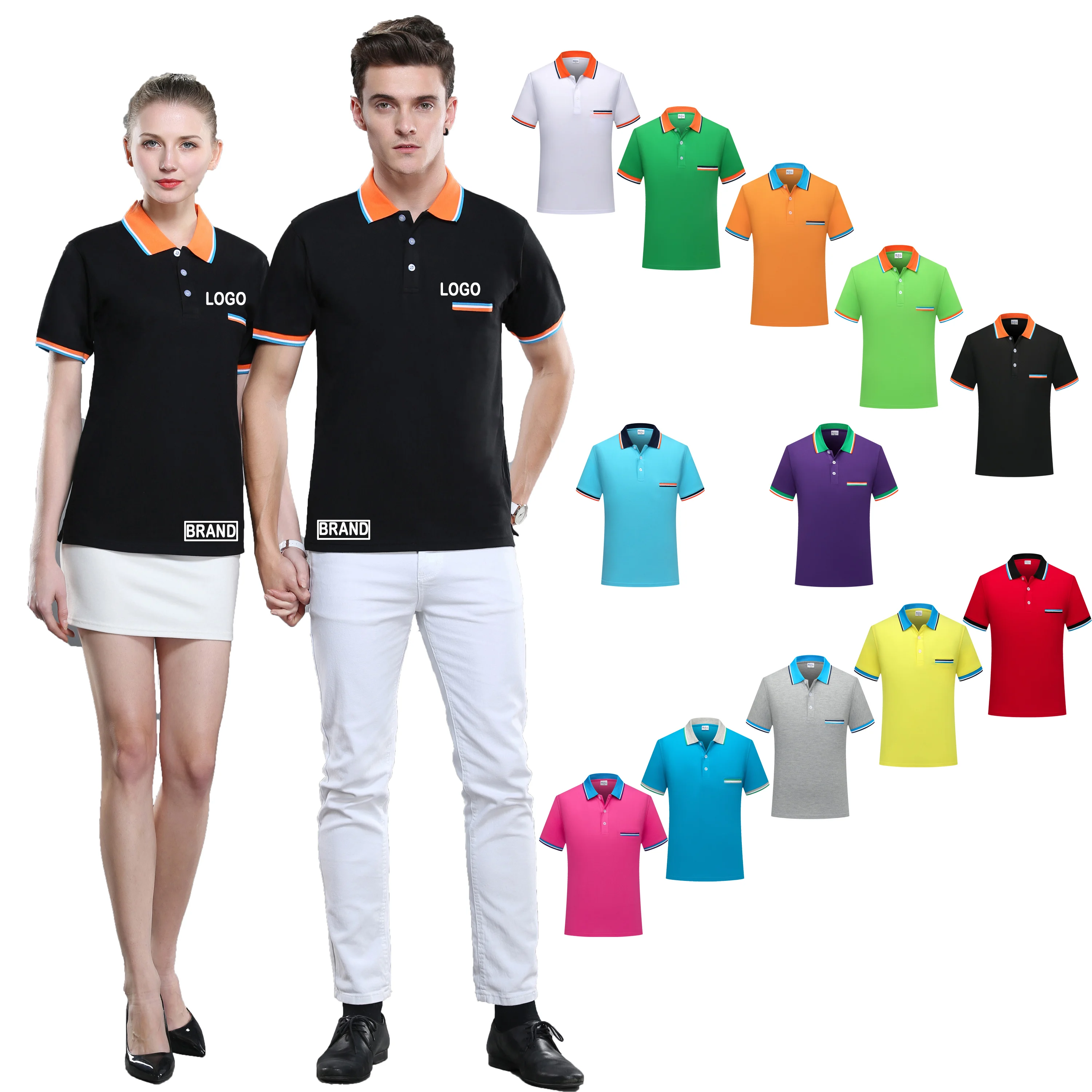 

Polo-shirt China Wholesale Casual Sports Polos Pique Cotton Spandex Short Sleeve Men's Golf Polo Print Shirts For Unisex, Solid color