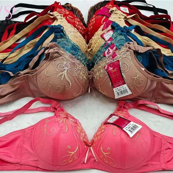 

0.96 USD BR277 yiwu market lowest price comfortable bra for old women, All color available