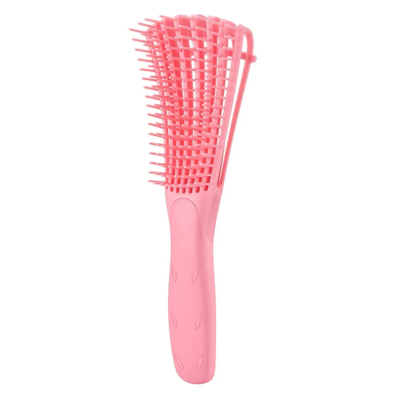 

Private Logo Hot Selling Plastic Handle Detangling Brush Multifunctional Octopus Hair Comb and Brush for Curly Hair