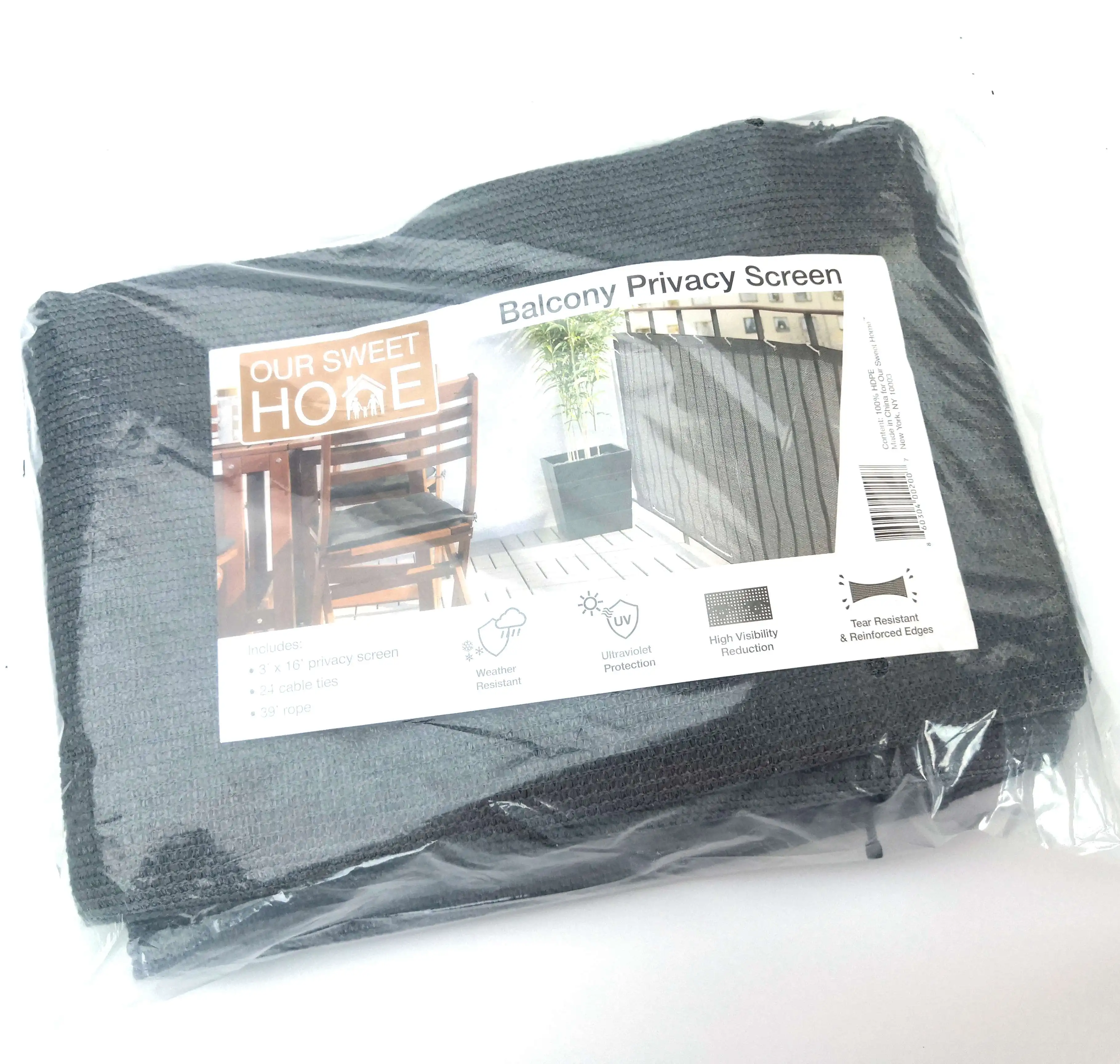 100% HDPE plastic cover balcony safety net