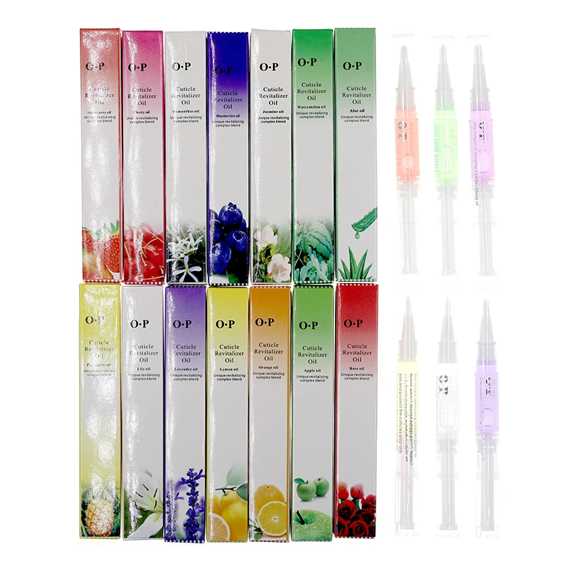 

Hot sale nail nutrition pen softener moisturizing nail care protection nail polish 15 flavors cuticle oil, 15 colors