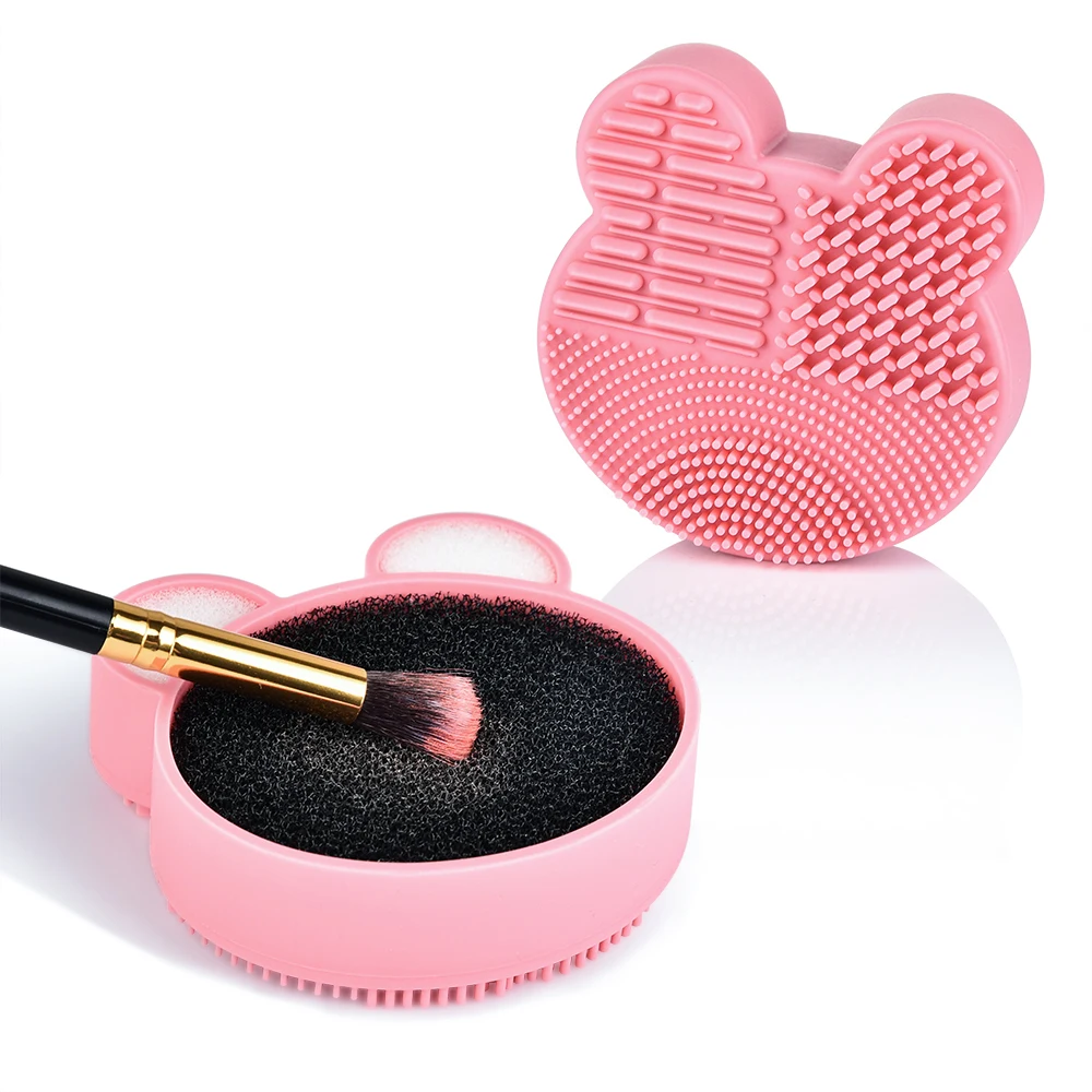 2020 Supplier Best Private Label ECO Pink Sponge Color Remover Accessoir Makeup Brush Cleaning Pad.jpg