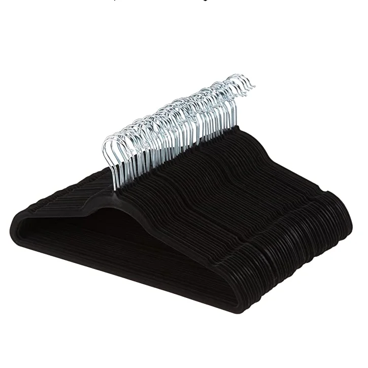 

Amazon best seller velvet clothes non slip hanger wholesale, Customized