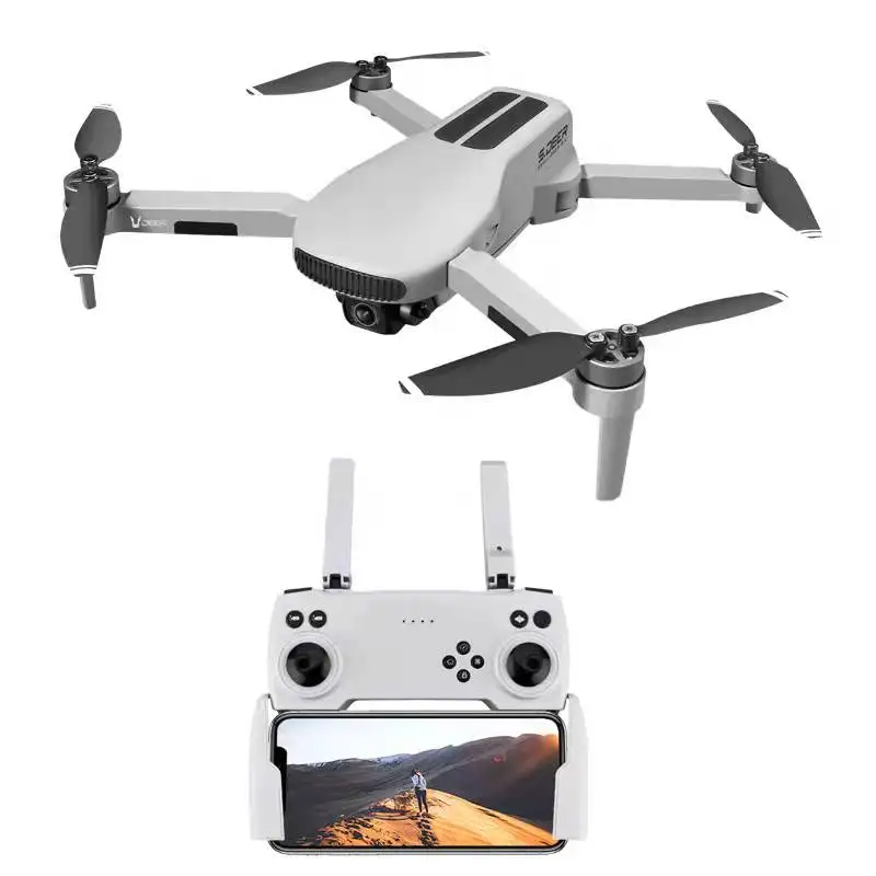 

Mini Drone 5G GPS Positioning System Foldable Drone 6K Dual Camera 8K Pixels Camera Brushless Motor RC Drone, Black gray