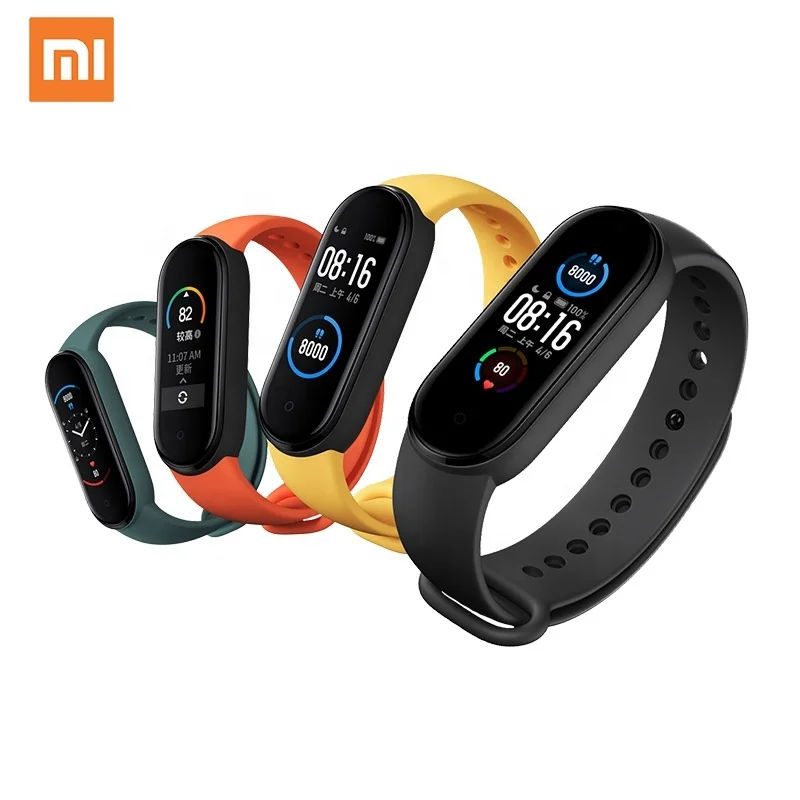 

Xiaomi Mi Band Smart Bracelet 1.1" AMOLED Colorful Screen Heart Rate Fitness Tracker BLT 5.0 Waterproof Xiaomi Band 5 Mi Band 5