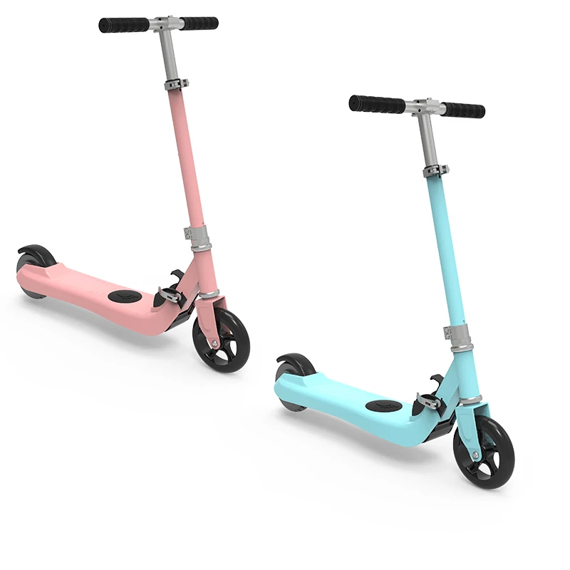 

2021 Hot Sale kids electric step scooters Folding Stand Kick Foldable Escooter 2 Wheels Light Weight Unisex child ce E-scooter