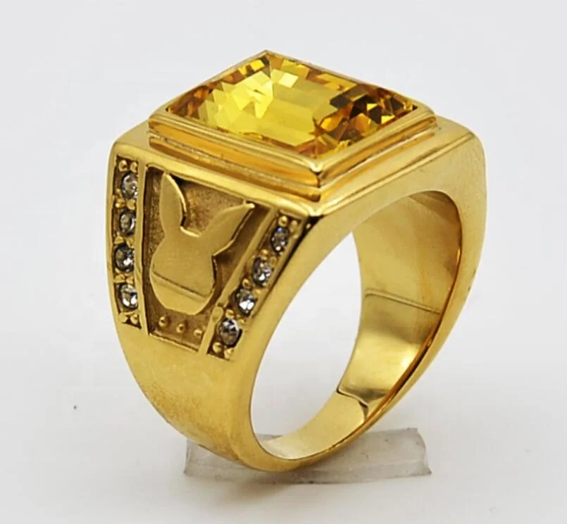 

2018 new style stainless steel gold custom ring designs for boys GSR 018, Gold, silver