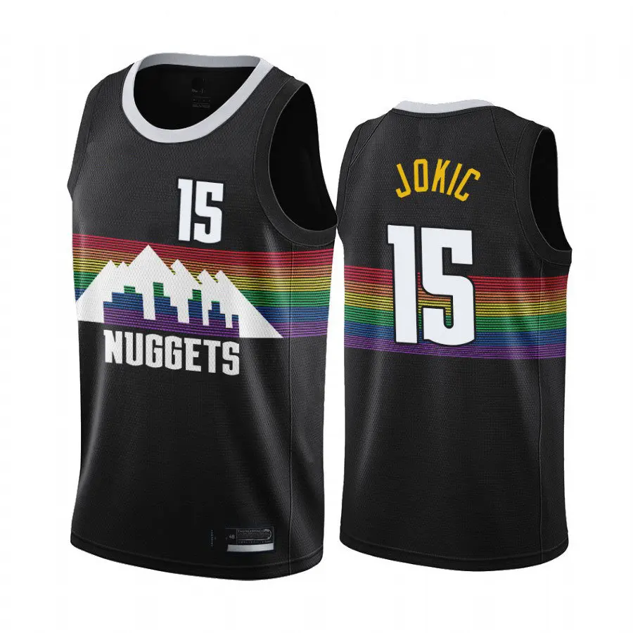 

Stitched Wholesale Nikola Jokic #15 Blue Basketball Jersey Sports Clothes Wear Vests, Custom color