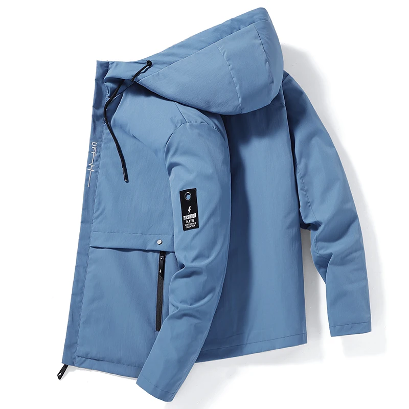 

High quality casual hooded casual men's jacket