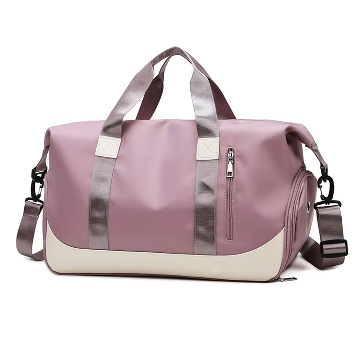 

New Ladies Hand Travel Bag Casual Fashion Wet And Dry Separation Large Capacity Yoga Gym Bag, Picture