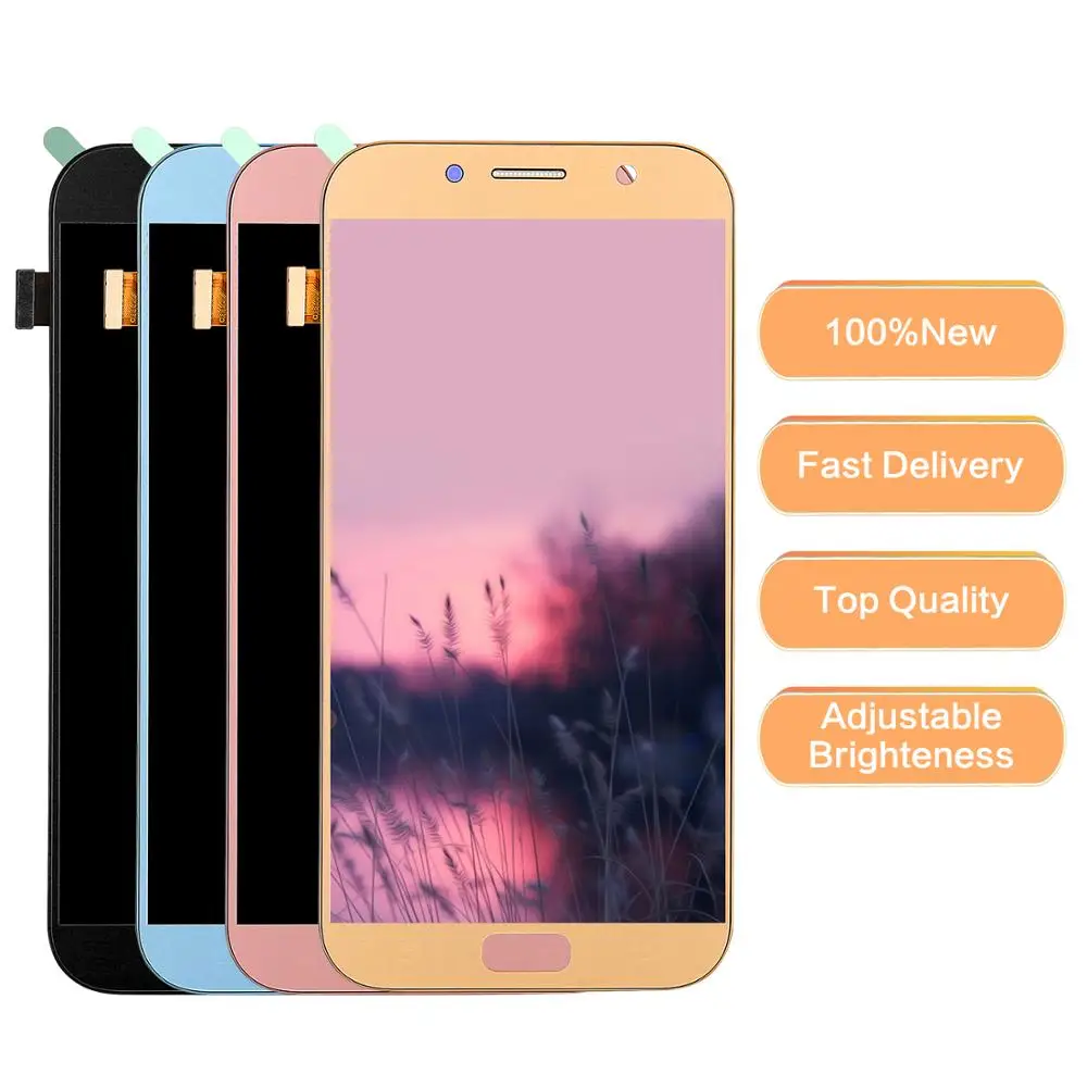 For Samsung Galaxy A7 2017 LCD Display A720 SM-A720F A720M LCDs Display with Touch Screen Digitizer Assembly Replacement Parts