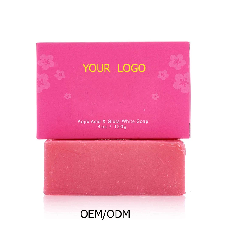 

Wholesale OEM&ODM Natural gluta arbutin skin whitening kojic acid soap