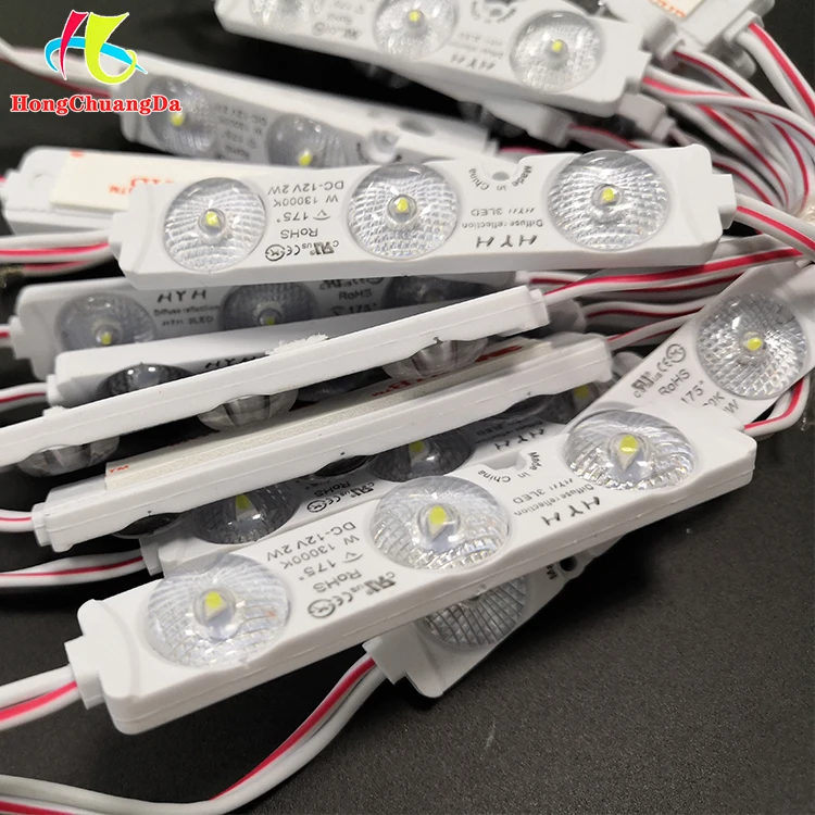 330lumen 12V 2W SMD3030 LED injection modules with lens