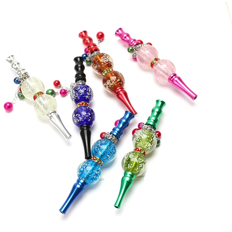 

Yufan JL-941 Newest Smoking Accessories Cigarette Holder Jewelry Metal Pipes Mouthpiece Shisha Hookah Smoking Pipes, Gold and others