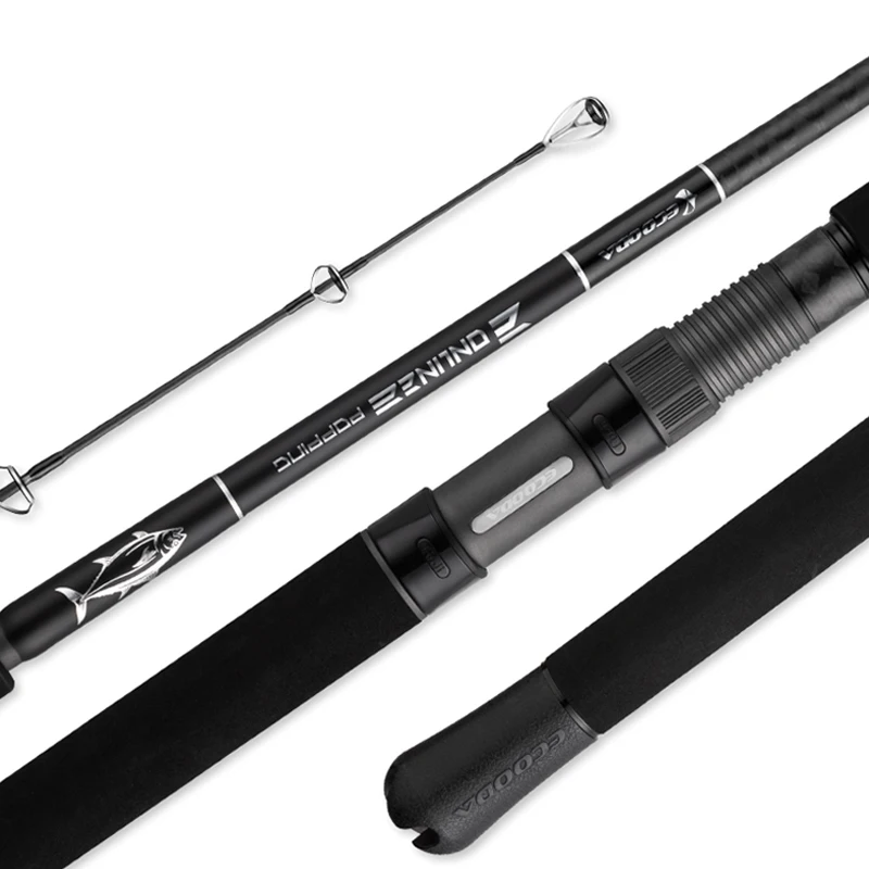 

Ecooda Brand EEPR Fuji Guides Popping Rod Fishing 25Kg Drag Power Casting Fishing Rod