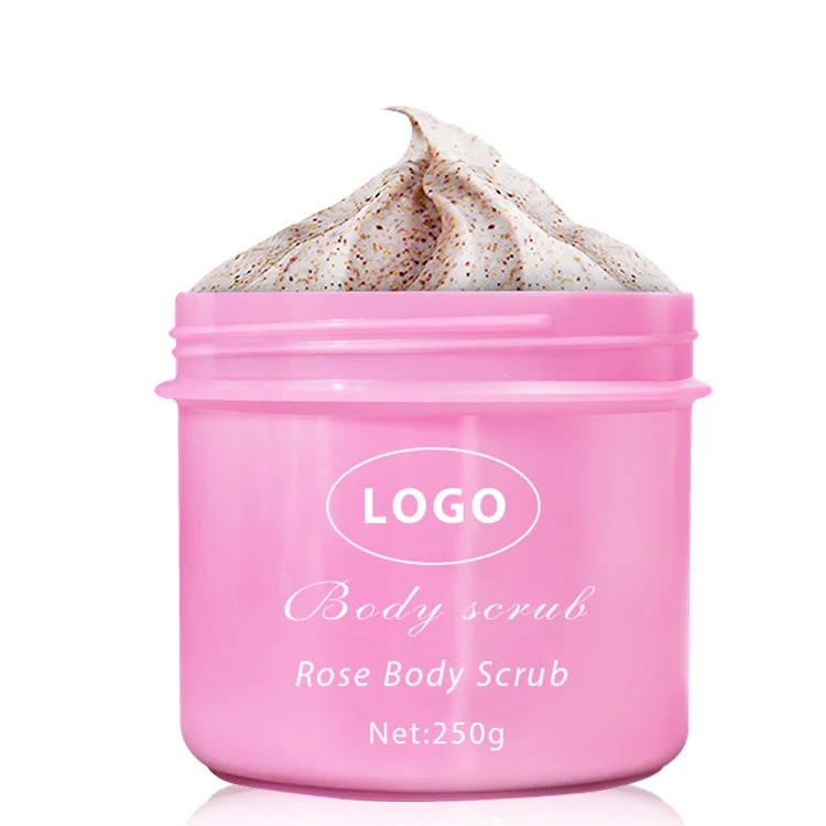 

Private Label Hot Products Organic Whitening Peeling off Rose Body Scrub, Pink