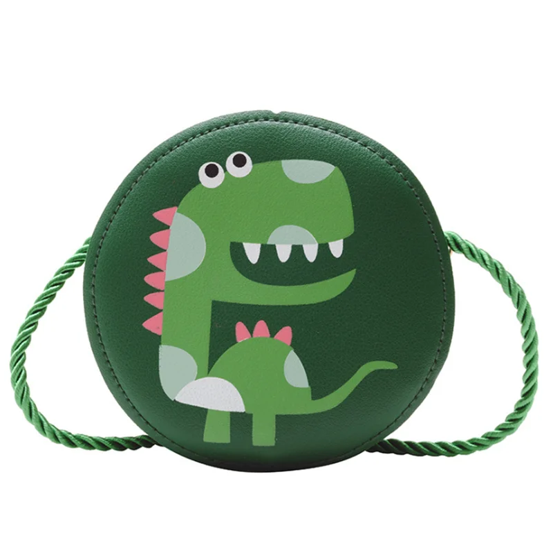 

Wholesale Designer Creative Cartoon Dinosaur Print Crossbody Bags High Quality Purses And Handbags Kids, As pic