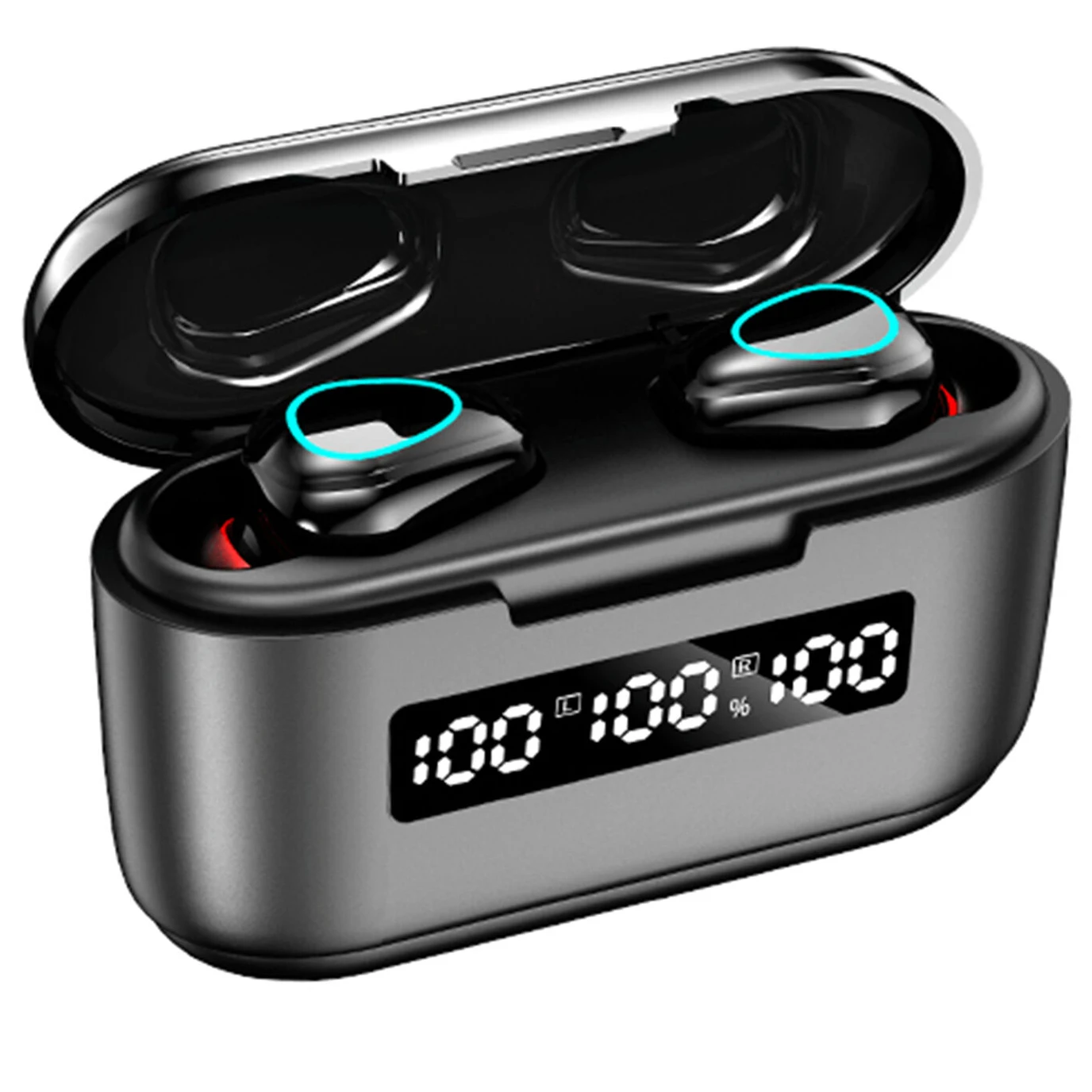 

G40 Waterproof Tws Earphone 5.1 Wireless In Ear Earbuds with 3500mah Power Bank Box 9D Touch Control Headphone