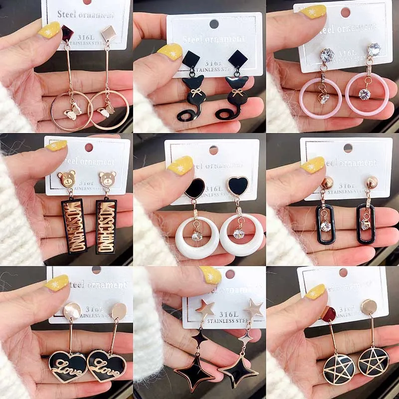 

PUSHI women good quality earrings fashion earrings fashion jewelry in bulk
