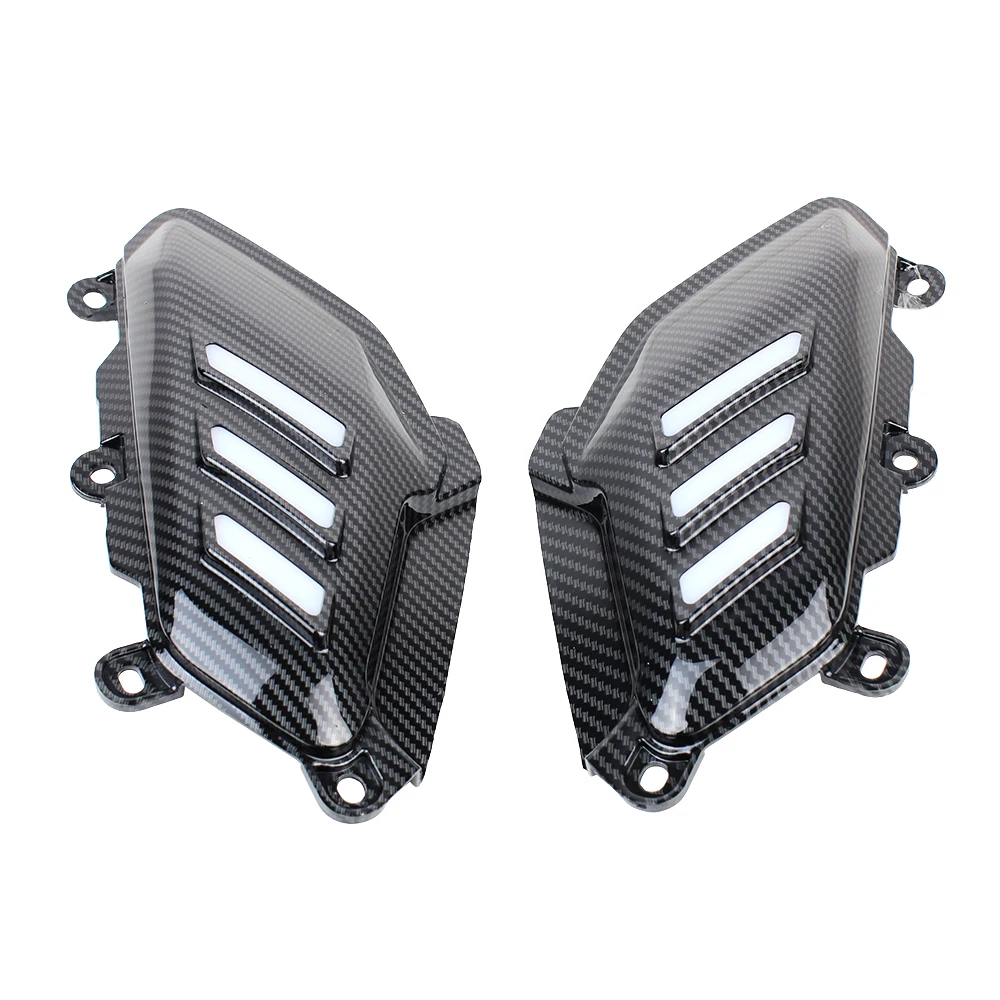 Used For Yamaha Nmax155 N-max 155 2016 - 2019 Accessories Plastic Shell Motorcycle Carbon Fiber Pattern Pecorative Cover