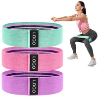 

Amazon Hot Selling Custom Booty Bands Elastic Workout Resistance Bands for Glute Legs Yoga Band