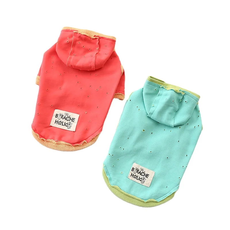 

Wholesale Cotton Fleece Pet Hoodies Soft Warm Dog Clothes