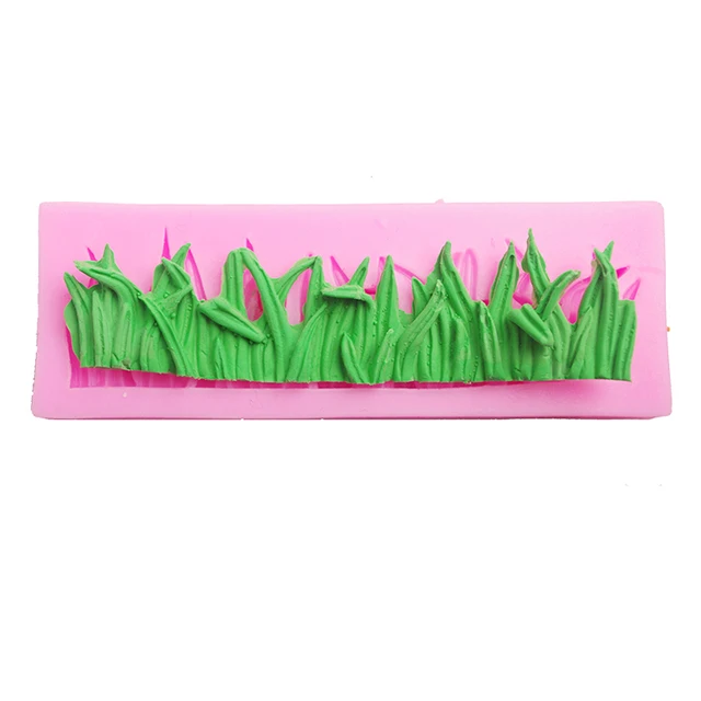 

Durable grass silicone mold food grade cake mold baking maker accessories, Pink