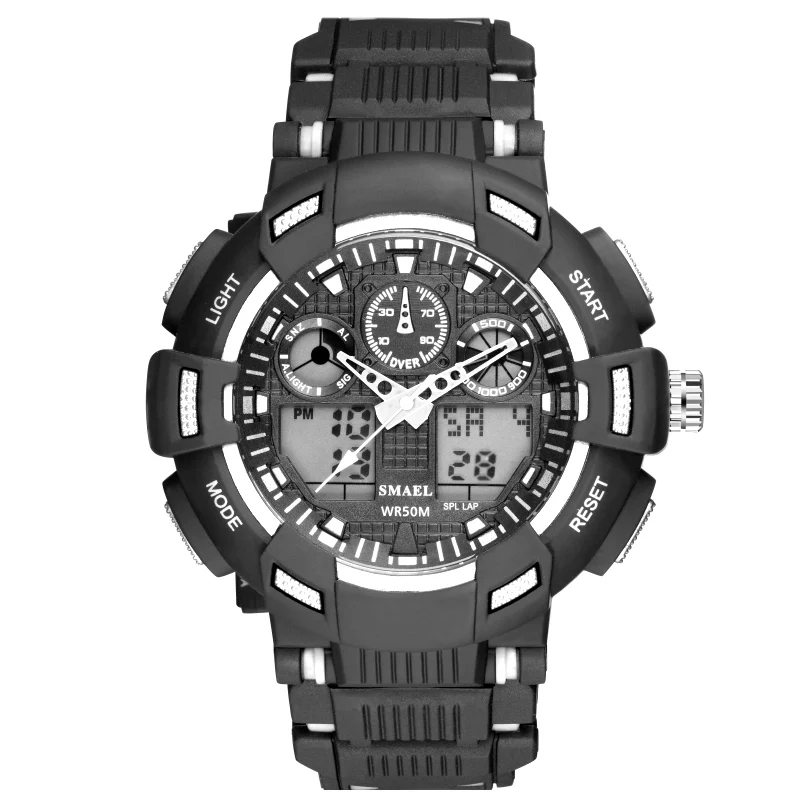 

1366 china factory high quality mul-tifuction men's digital 5 atm waterproof quartz watch price