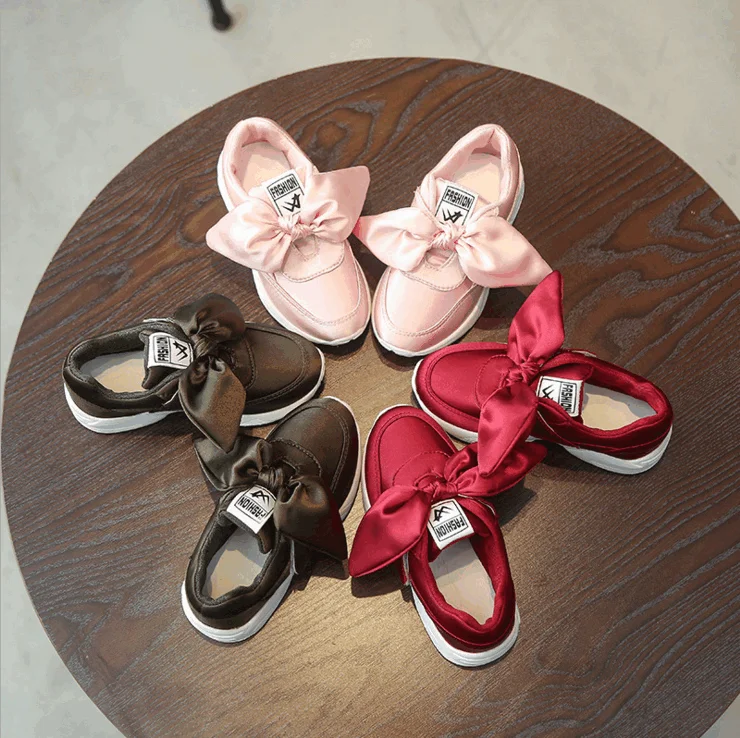 

Kids Shoes Summer Baby Girls Casual Shoes Bowknot sweet Sport girls Running Shoes Breathable Sneakers