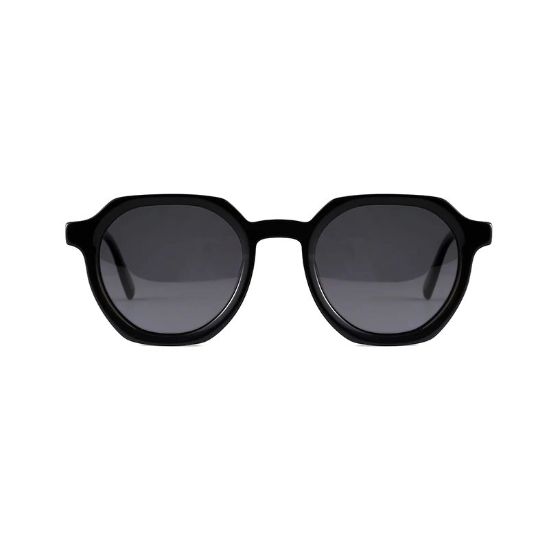 

2021 New Arrival Round Sunglasses Bevel Acetate Polarized Shades Sunglasses